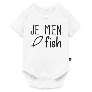 Je m'en fish - Body à manches courtes Premium Bébé - blanc - Devant