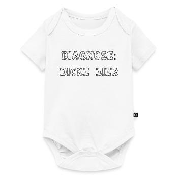 Diagnose: Dicke Eier - Baby Premium Kurzarmbody - Weiß - Vorne