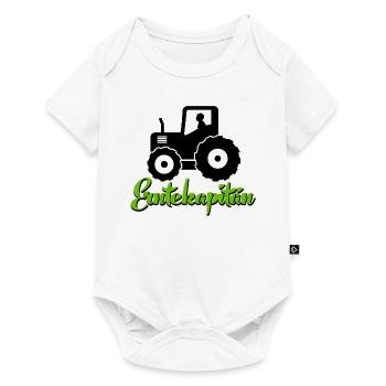 harvest captain - Baby Premium short-sleeve bodysuit - white - Front