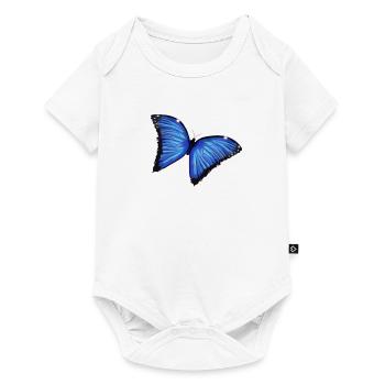 Blue ButterflyLove - Baby Premium short-sleeve bodysuit - white - Front