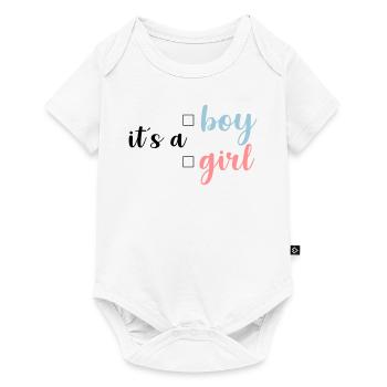 boyorgirl - Baby Premium short-sleeve bodysuit - white - Front