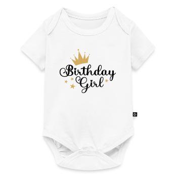 Fille d’anniversaire - Body à manches courtes Premium Bébé - blanc - Devant