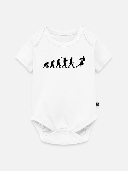 RUGBY - Rugby Sport - Rugby Humour - Body à manches courtes Premium Bébé - blanc