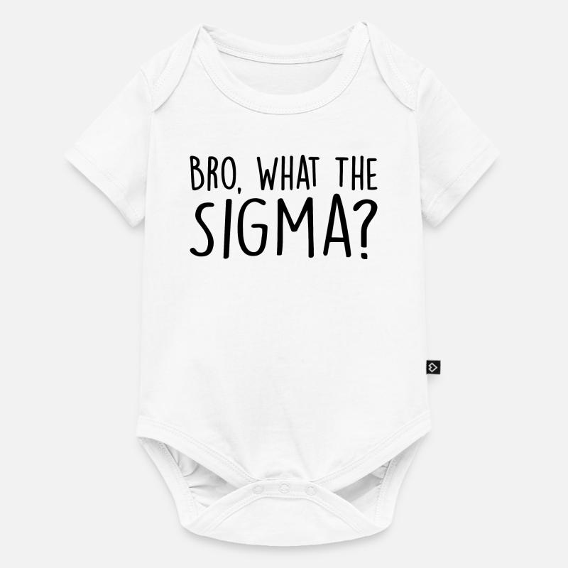 Bro, what the sigma ? - Body à manches courtes Premium Bébé - blanc