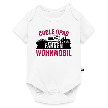 Cool Grandpas Driving Motorhome Caravan Camper Womo - Baby Premium short-sleeve bodysuit - white - Front