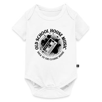 OLD SCHOOL HOUSE MUSIC ✫ T-Shirt - Baby Premium short-sleeve bodysuit - white - Front