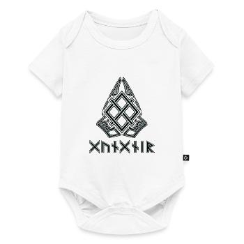Nordic Rune Vikings - Baby Premium short-sleeve bodysuit - white - Front