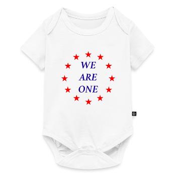 Pro EU Anti Brexit We are One We are One - Baby Premium short-sleeve bodysuit - white - Front