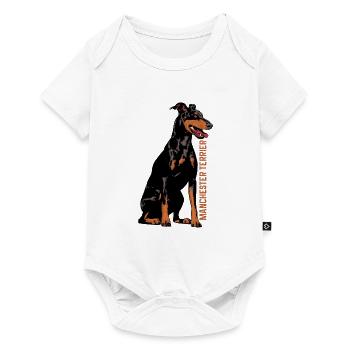Manchester Terrier - Baby Premium short-sleeve bodysuit - white - Front