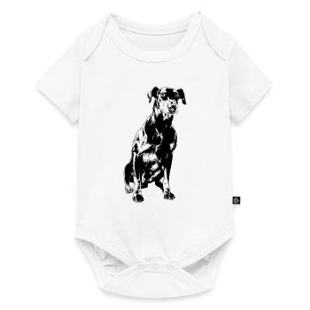 Manchester Terrier - Baby Premium short-sleeve bodysuit - white - Front
