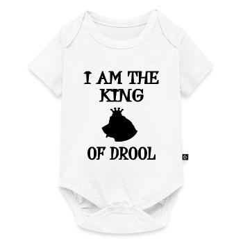Newfoundland dog Sabber King - Baby Premium short-sleeve bodysuit - white - Front