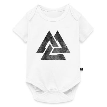 Noeud Odin Viking Germanic Celts Nordic - Body à manches courtes Premium Bébé - blanc - Devant
