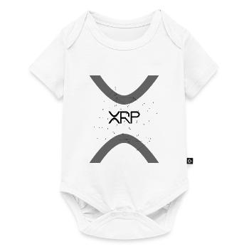 Ripple XRP Cryptocurrency HODL Ripple Logo Networked - Baby Premium short-sleeve bodysuit - white - Front