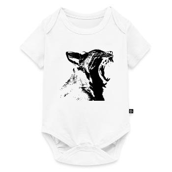 Lynx Motif Wildcat Lynx Motif Cat - Baby Premium short-sleeve bodysuit - white - Front