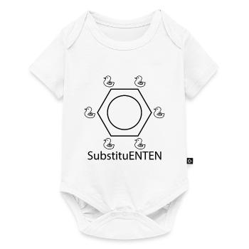 Substituenten Chemie Geschenk Chemiker Element - Baby Premium Kurzarmbody - Weiß - Vorne