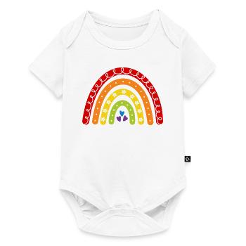 Rainbow - Baby Premium short-sleeve bodysuit - white - Front