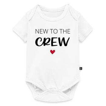 New to the Crew / Cousin Crew - Baby Premium Kurzarmbody - Weiß - Vorne