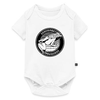 Dart Frog Tattoo Style Dendrobates Tinctorius - Baby Premium short-sleeve bodysuit - white - Front