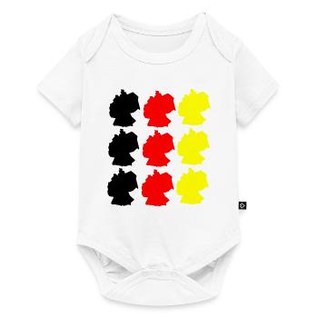 Deutschland Roadtrip Urlaub Ferien T-Shirt - Baby Premium Kurzarmbody - Weiß - Vorne