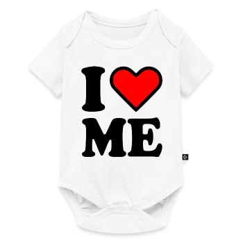 I love me - Body à manches courtes Premium Bébé - blanc - Devant