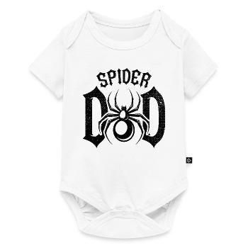 Retro Spider Dad Pet Spider Propriétaire - Body à manches courtes Premium Bébé - blanc - Devant