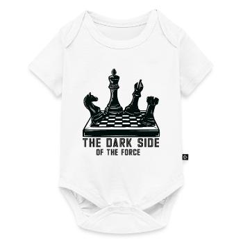 Lusitger Schachspieler Spruch I Schach - Baby Premium Kurzarmbody - Weiß - Vorne