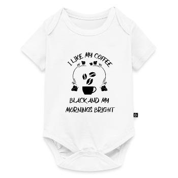 Café Espresso Café - Body à manches courtes Premium Bébé - blanc - Devant