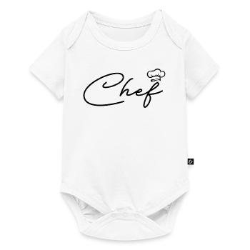 Chef personnalisé - Body à manches courtes Premium Bébé - blanc - Devant