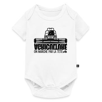 French farmers, farmer, agriculture. - Baby Premium short-sleeve bodysuit - white - Front
