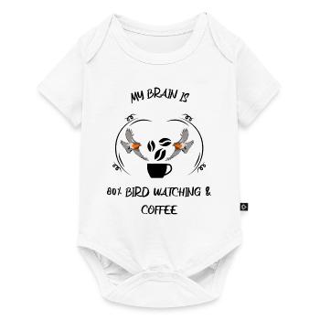 Bird Watching Bird Watching Birding Coffee - Baby Premium short-sleeve bodysuit - white - Front