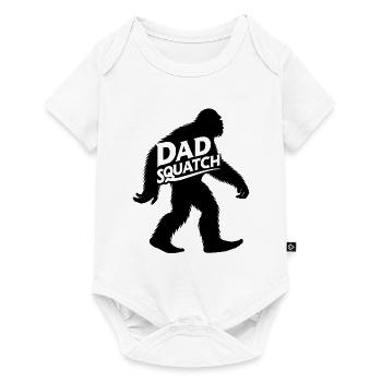 Bigfoot DADSQUATCH Dad Dad Dad Gift - Baby Premium short-sleeve bodysuit - white - Front