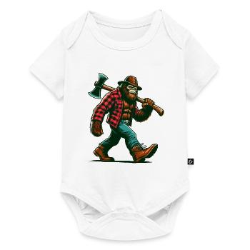 Bûcheron Forester Bigfoot - Body à manches courtes Premium Bébé - blanc - Devant