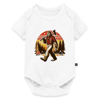 Bûcheron Forester Bigfoot - Body à manches courtes Premium Bébé - blanc - Devant