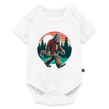Bûcheron Forester Bigfoot - Body à manches courtes Premium Bébé - blanc - Devant