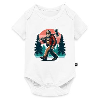 Bûcheron Forester Bigfoot - Body à manches courtes Premium Bébé - blanc - Devant