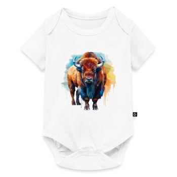 Bison - Body à manches courtes Premium Bébé - blanc - Devant