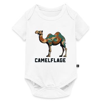 Camelflage Chameau Dictons drôles Animaux - Body à manches courtes Premium Bébé - blanc - Devant