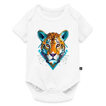 Cheetah Gepard - Baby Premium short-sleeve bodysuit - white - Front