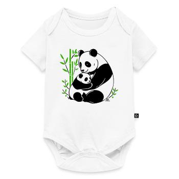 Panda tenderness - Baby Premium short-sleeve bodysuit - white - Front