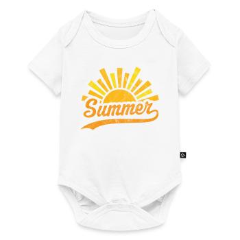 Summer Sun - Baby Premium short-sleeve bodysuit - white - Front