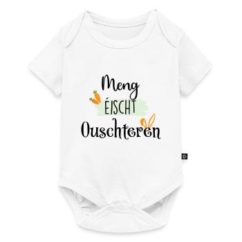 Première Pâques luxembourgeoise - Bébé - Body à manches courtes Premium Bébé - blanc - Devant