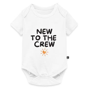New to the Crew - Baby Premium short-sleeve bodysuit - white - Front