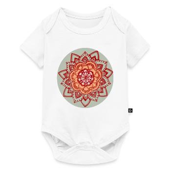 COLOR MANDALA - Baby Premium short-sleeve bodysuit - white - Front
