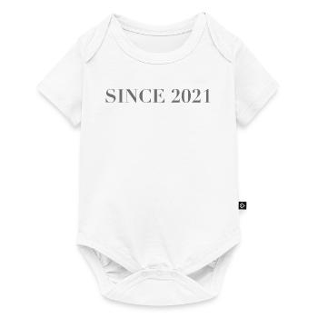 Since 2021 - Baby Premium Kurzarmbody - Weiß - Vorne