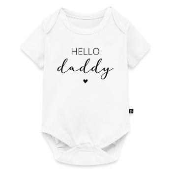 Hello Daddy / Hallo Papa - Baby Premium short-sleeve bodysuit - white - Front