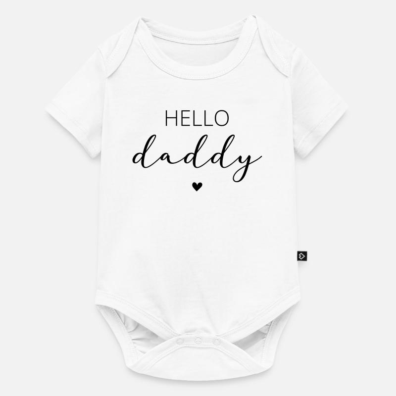Hello Daddy / Hallo Papa - Baby Premium short-sleeve bodysuit - white