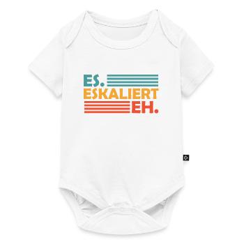 JGA Party Saying It Escalates Retro Vintage Anyway - Baby Premium short-sleeve bodysuit - white - Front