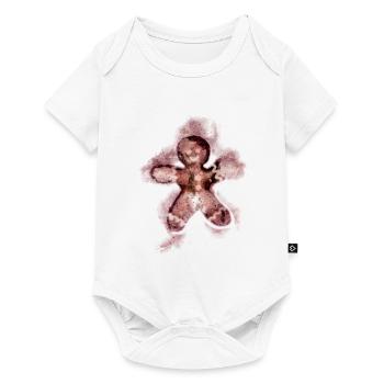 Leckerer Lebkuchenmann - Baby Premium Kurzarmbody - Weiß - Vorne