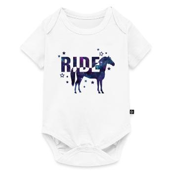 Équitation - Body à manches courtes Premium Bébé - blanc - Devant