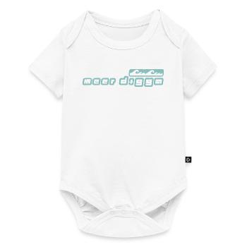 Meer Digga - Wellen Chillen Nordsee Ostsee Küste - Baby Premium Kurzarmbody - Weiß - Vorne